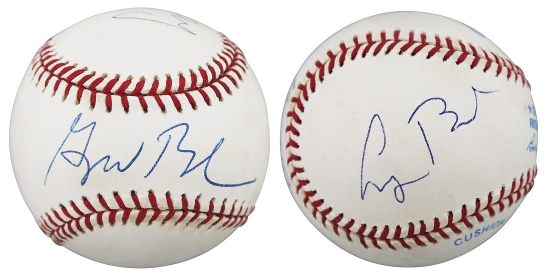 George H.W. Bush & George W. Bush Signed OAL Baseball JSA Certified (1 of 8)