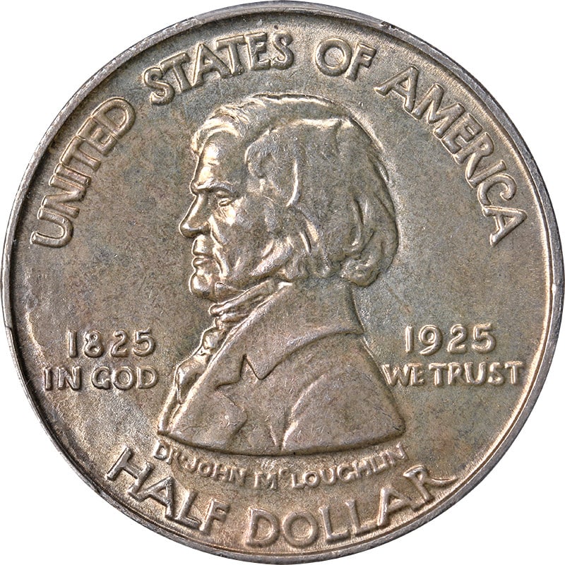 1925 Vancouver Commemorative Half Dollar PCGS MS65 Silver Coin: 1925 Vancouver Commemorative Half Dollar PCGS MS65 Silver Coin This 1925 Vancouver Commemorative Half Dollar is certified by PCGS with a grade of MS65, indicating it is uncirculated and showcases exce