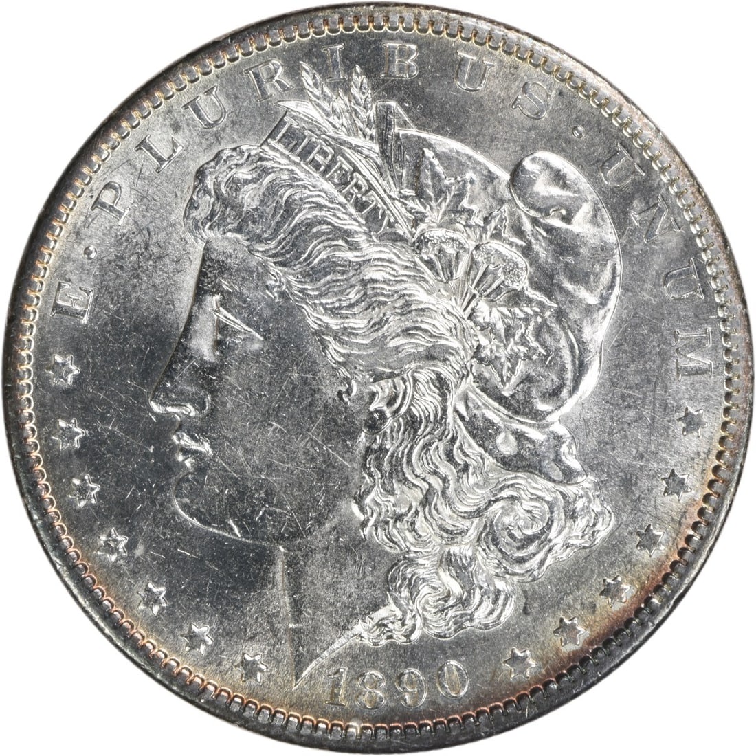 1890-S Morgan Silver Dollar AU Uncertified 90% Silver San Francisco Coin: 1890-S Morgan Silver Dollar AU Uncertified 90% Silver San Francisco Coin This 1890-S Morgan Silver Dollar is a classic piece of American numismatic history. Featuring a stunning design by George T. Mo