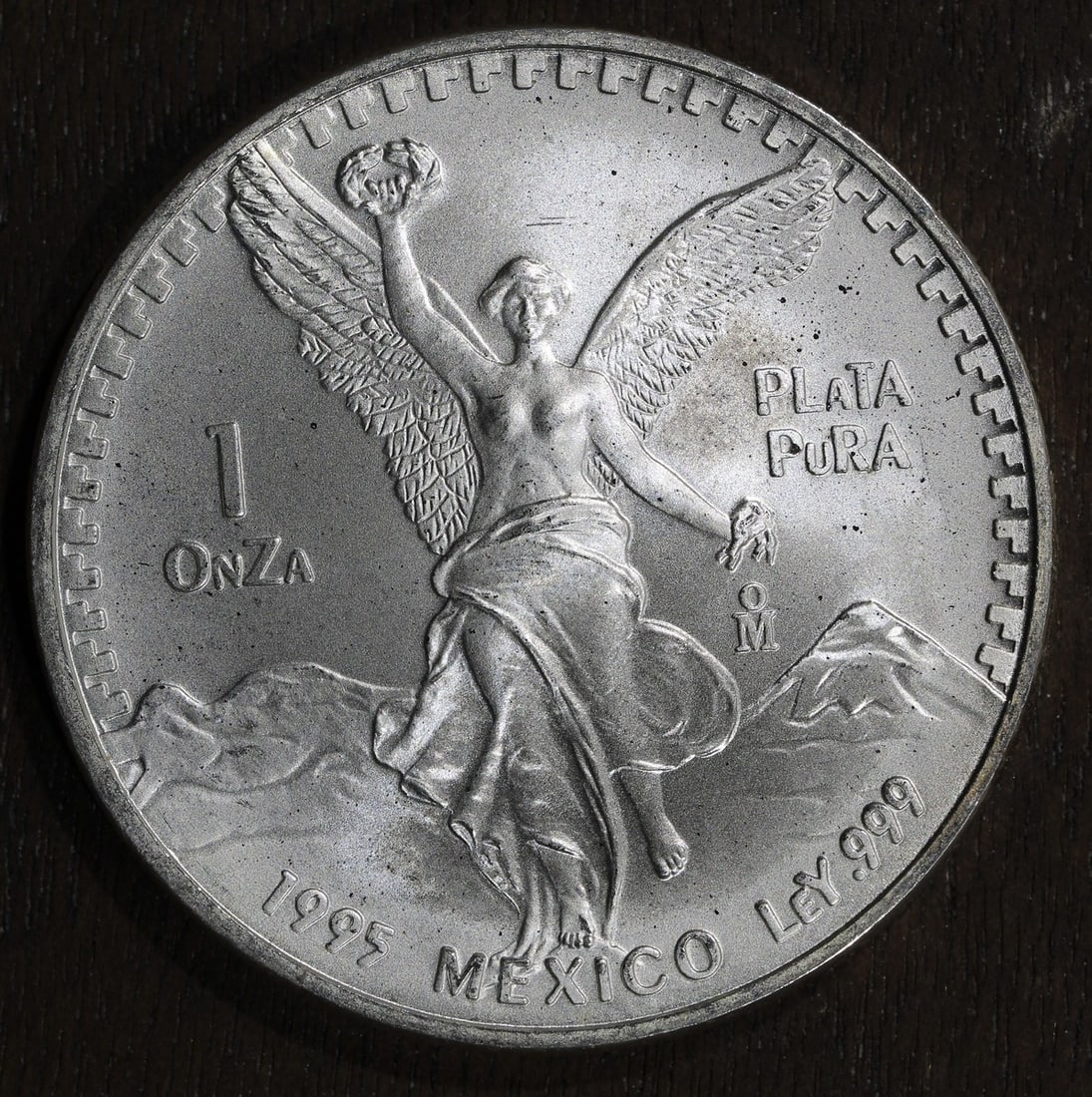 1995 Mexican 1 oz Silver Onza Libertad Bullion Coin (1 of 2)
