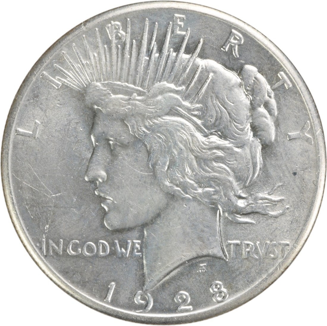 1928 Peace Silver Dollar Uncertified BU Coin (1 of 2)