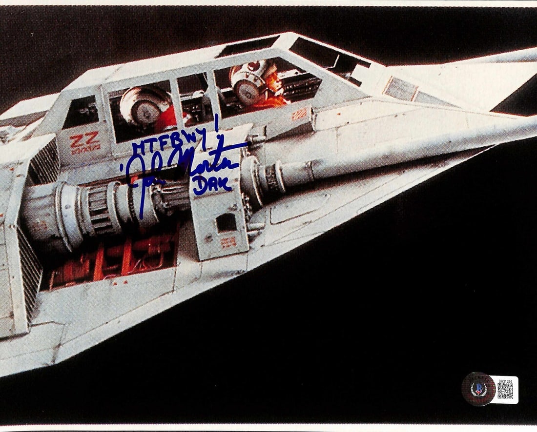 8x10 Photo Signed by John Morton as Dak Ralter Star Wars Beckett Authenticated: 8x10 Photo Signed by John Morton as Dak Ralter Star Wars Beckett Authenticated This is an original 8x10 photograph autographed by John Morton, who portrayed "Dak Ralter" in Star Wars: The Empire Strik
