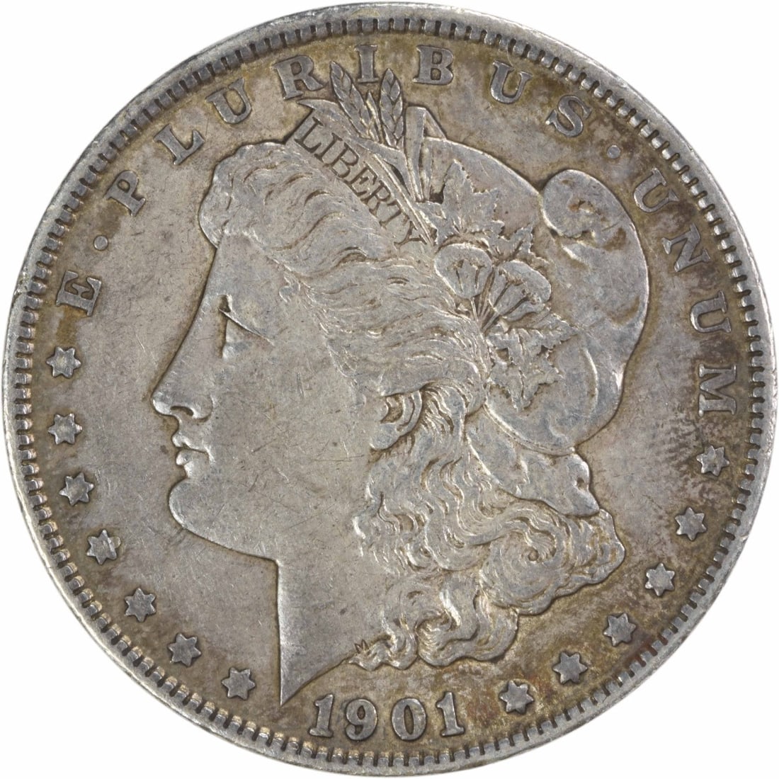 1901 Morgan Silver Dollar 90% Silver XF Uncertified Coin (1 of 2)