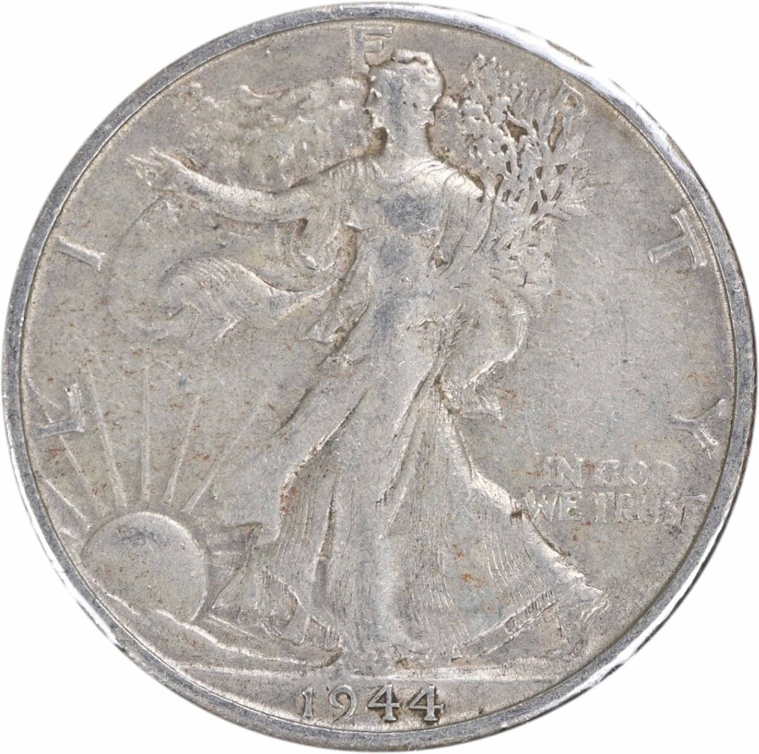 1944 San Francisco Walking Liberty Half Dollar Silver RPM 2 FS-501 XF Uncertified: 1944 San Francisco Walking Liberty Half Dollar Silver RPM 2 FS-501 XF Uncertified This 1944-S/S Walking Liberty Half Dollar is a circulated coin minted in San Francisco. Featuring the renowned Liberty