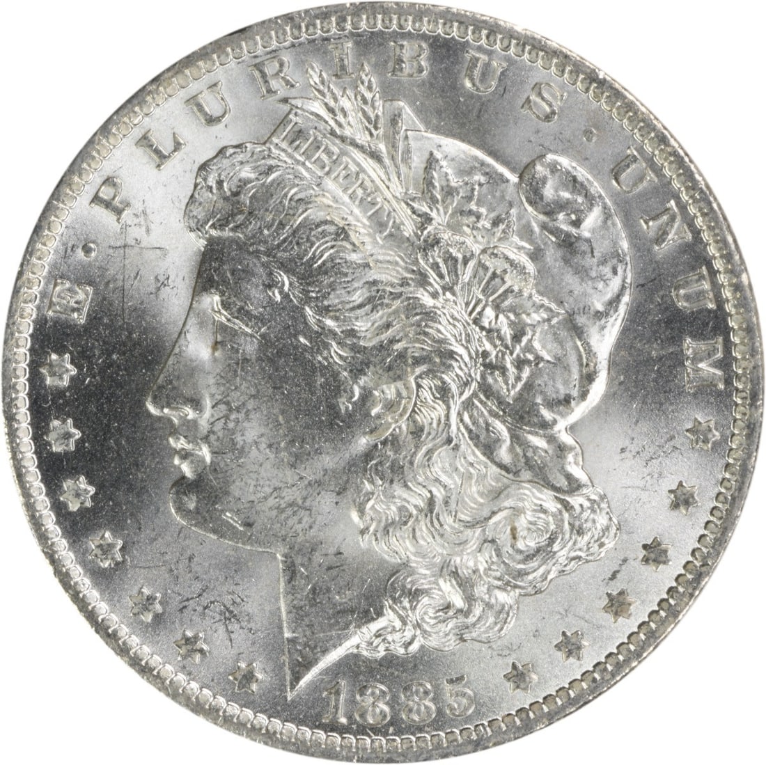 1885-O Morgan Silver Dollar Choice BU Uncertified Silver Coin (1 of 2)