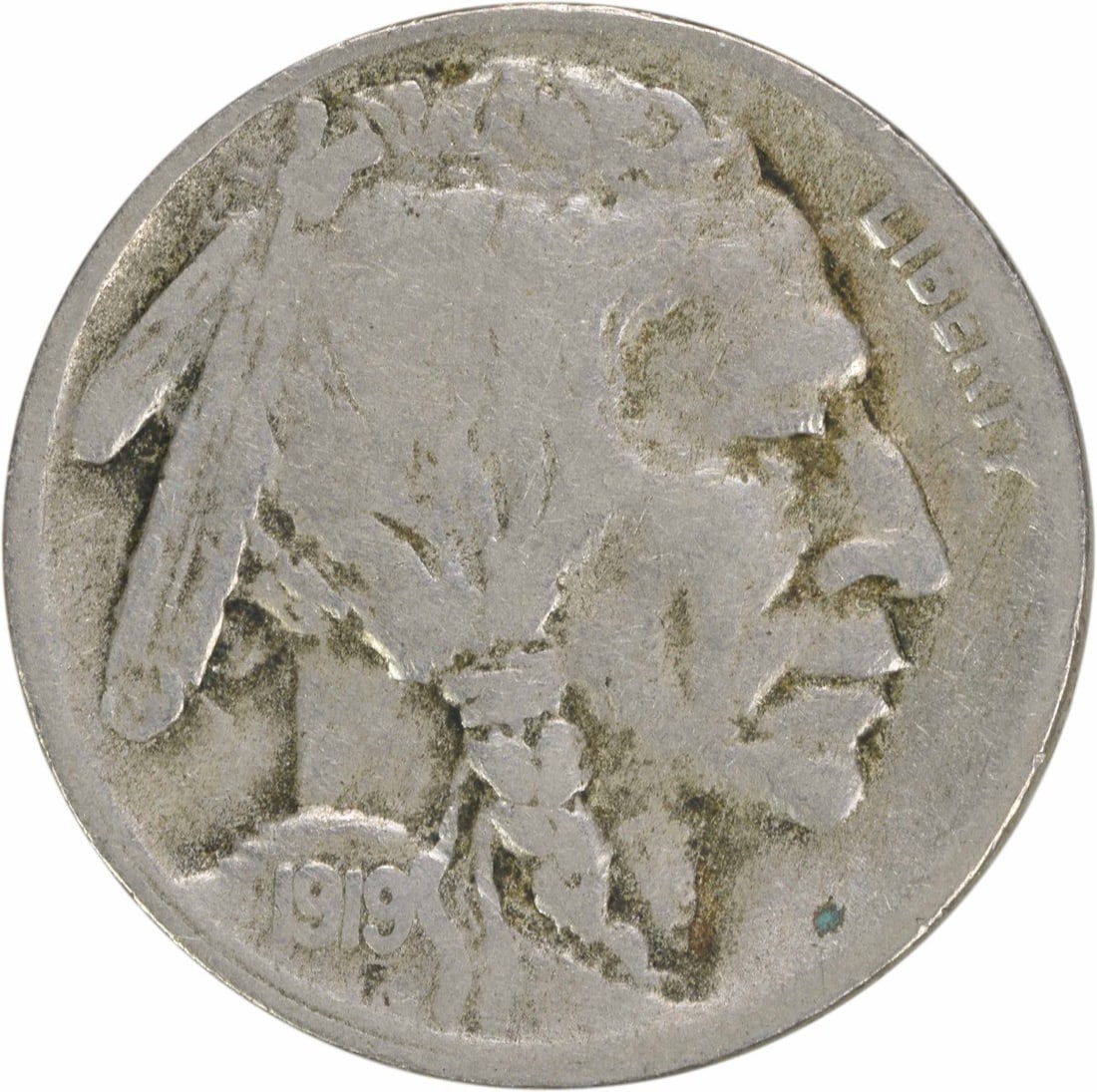 1919-S Buffalo Nickel 5C Circulated James Earle Fraser Design: 1919-S Buffalo Nickel 5C Circulated James Earle Fraser Design This 1919-S Buffalo Nickel is a classic piece of American numismatics, featuring the iconic design by James Earle Fraser. Struck in San Fr