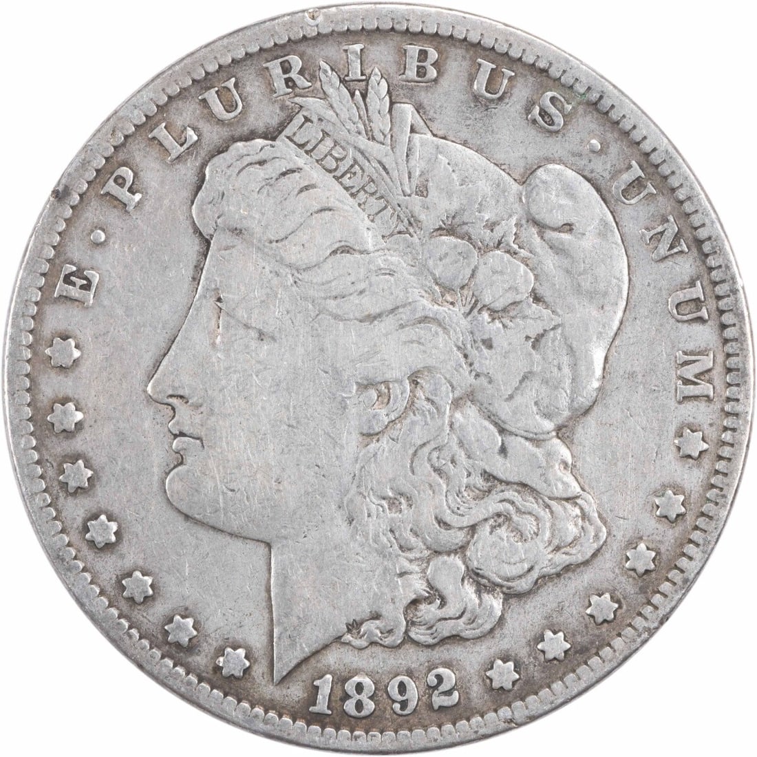1892 San Francisco Morgan Dollar Fine Grade Uncertified Silver Coin (1 of 2)
