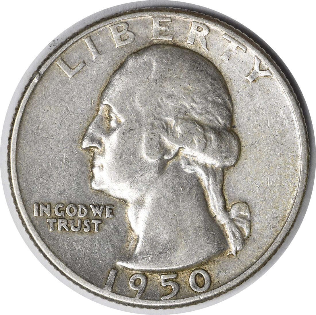 1950-D/S Washington Silver Quarter 90% Silver OMM 1 FS-601 Uncertified (1 of 2)