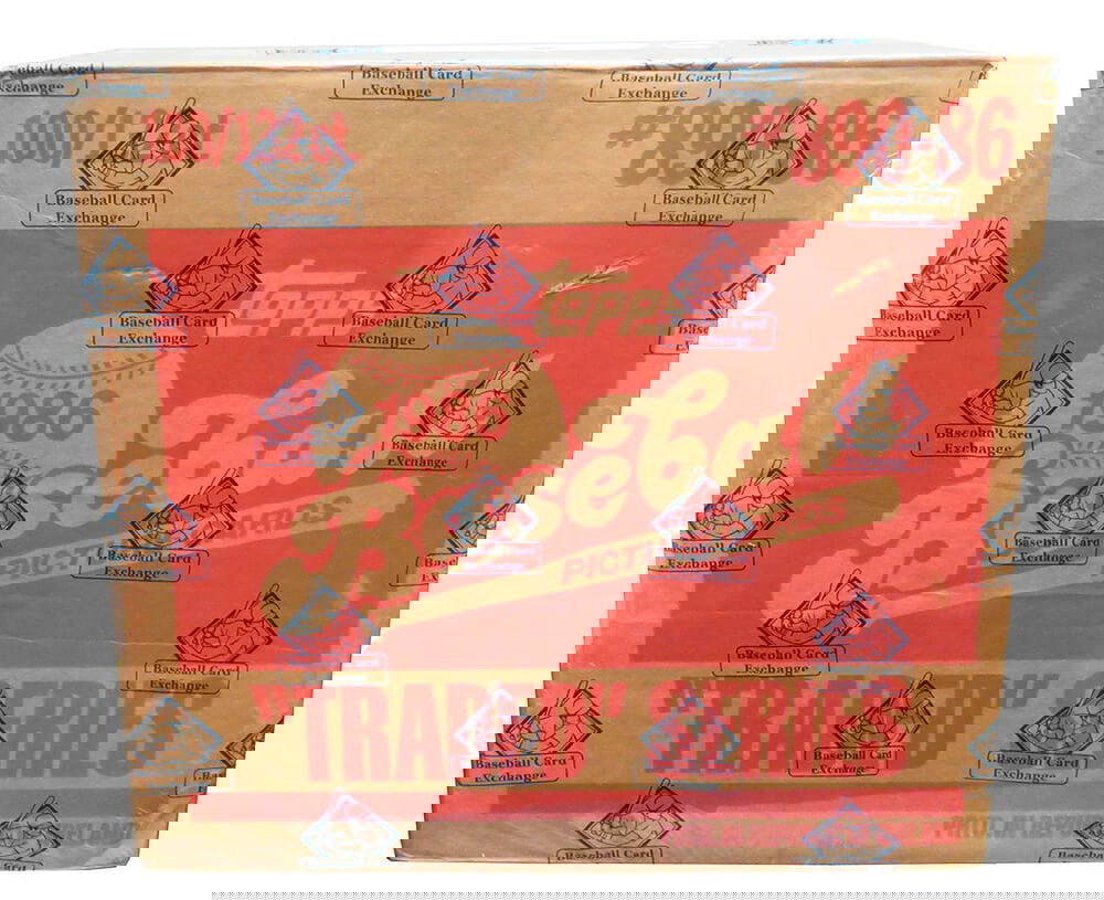 1986 Topps Traded Baseball Factory Sealed Case BBCE Authenticated 100 Sets (1 of 2)