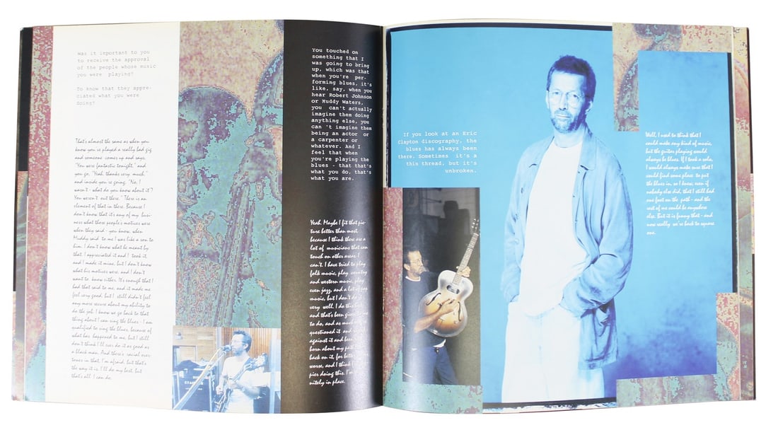 Eric Clapton Signed From the Cradle Program JSA Authenticated - 3