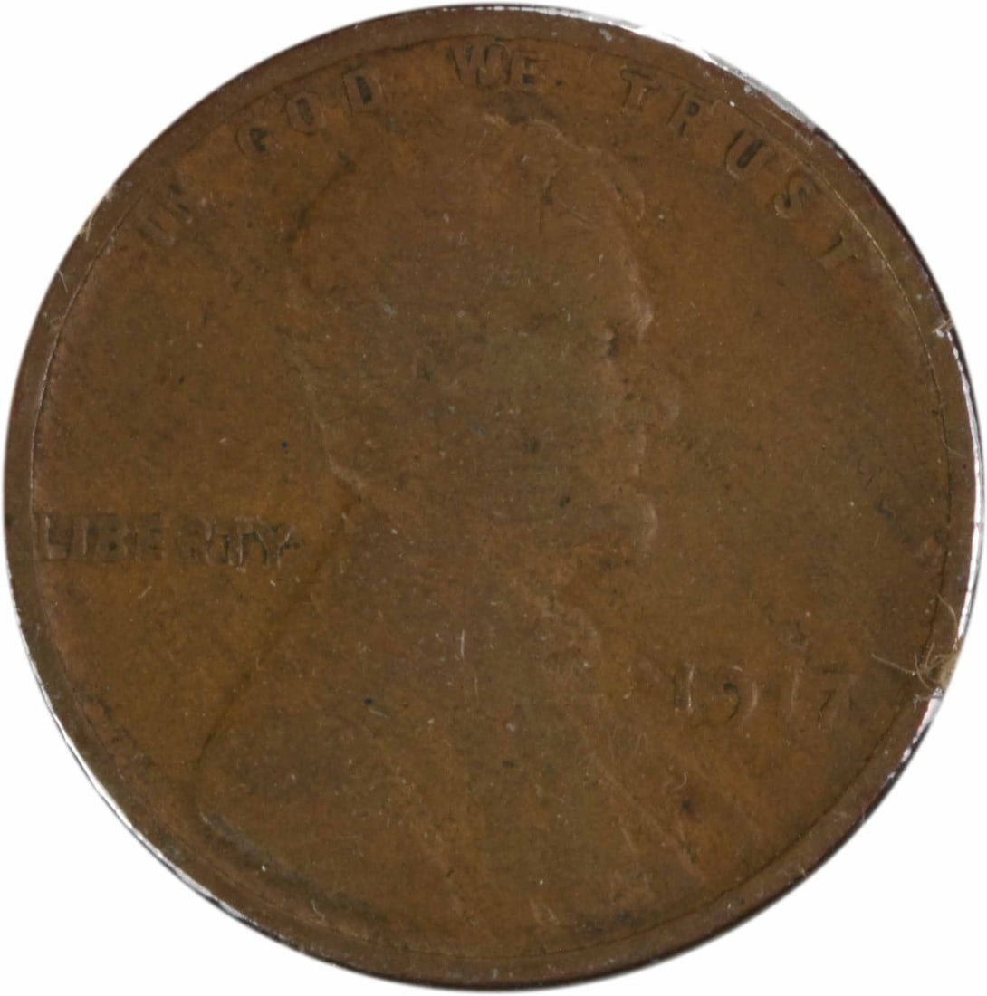 1917 Lincoln Cent DDO FS-101 Copper Uncertified Vintage Coin (1 of 2)