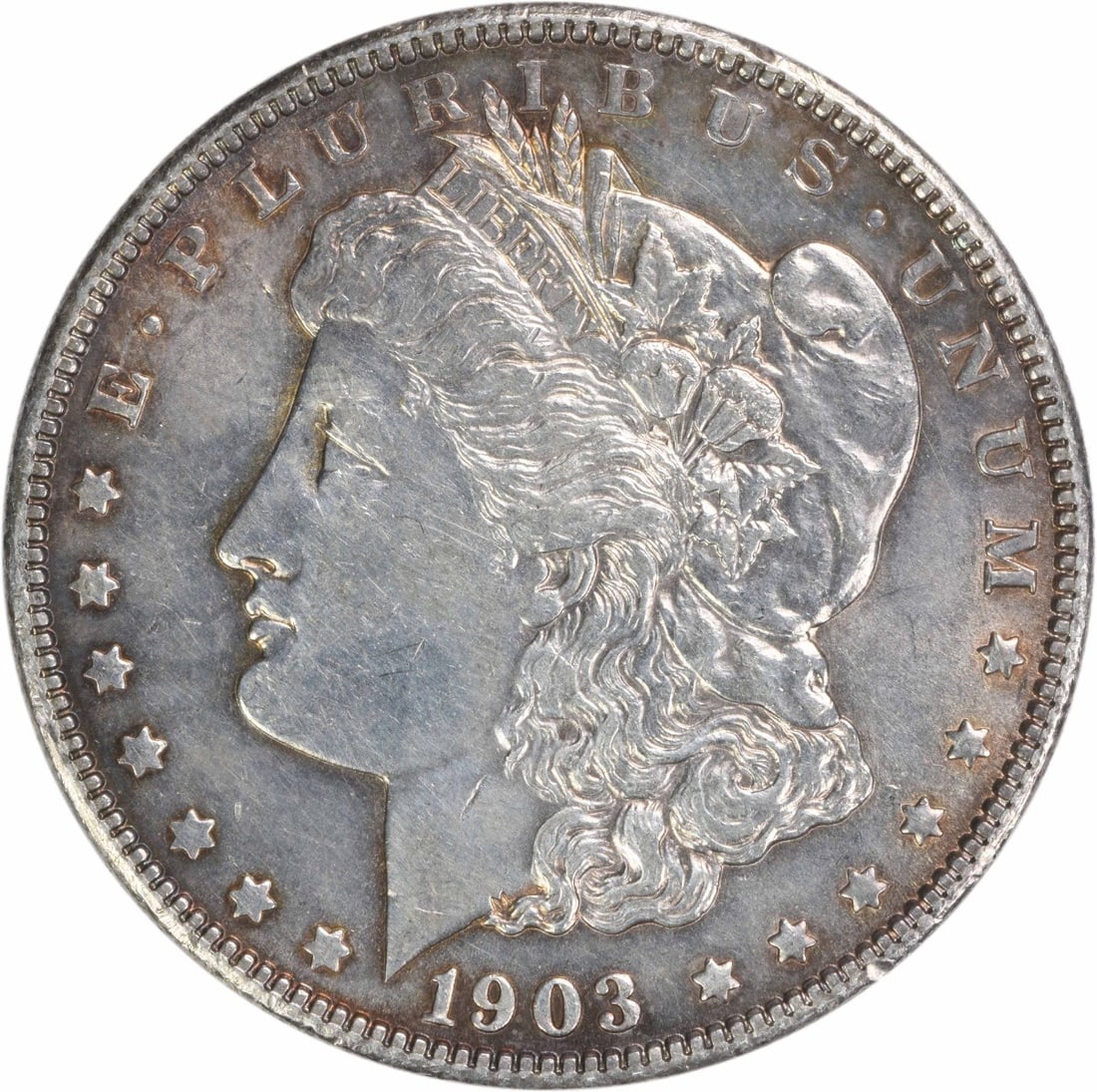 1903 Morgan Silver Dollar AU Uncertified 90% Silver Coin (1 of 2)