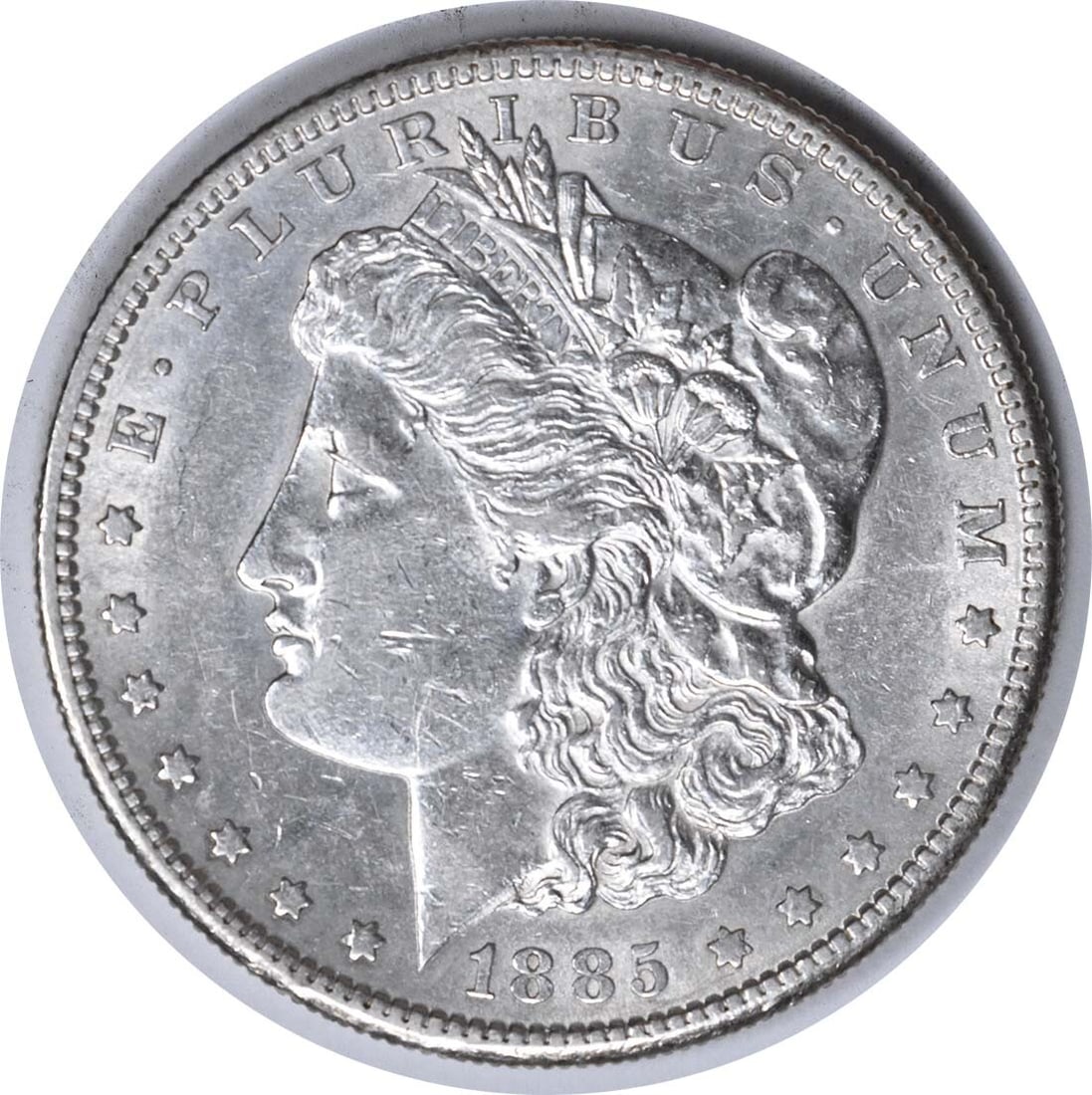 1885-S Morgan Silver Dollar AU Uncertified San Francisco 90% Silver (1 of 2)