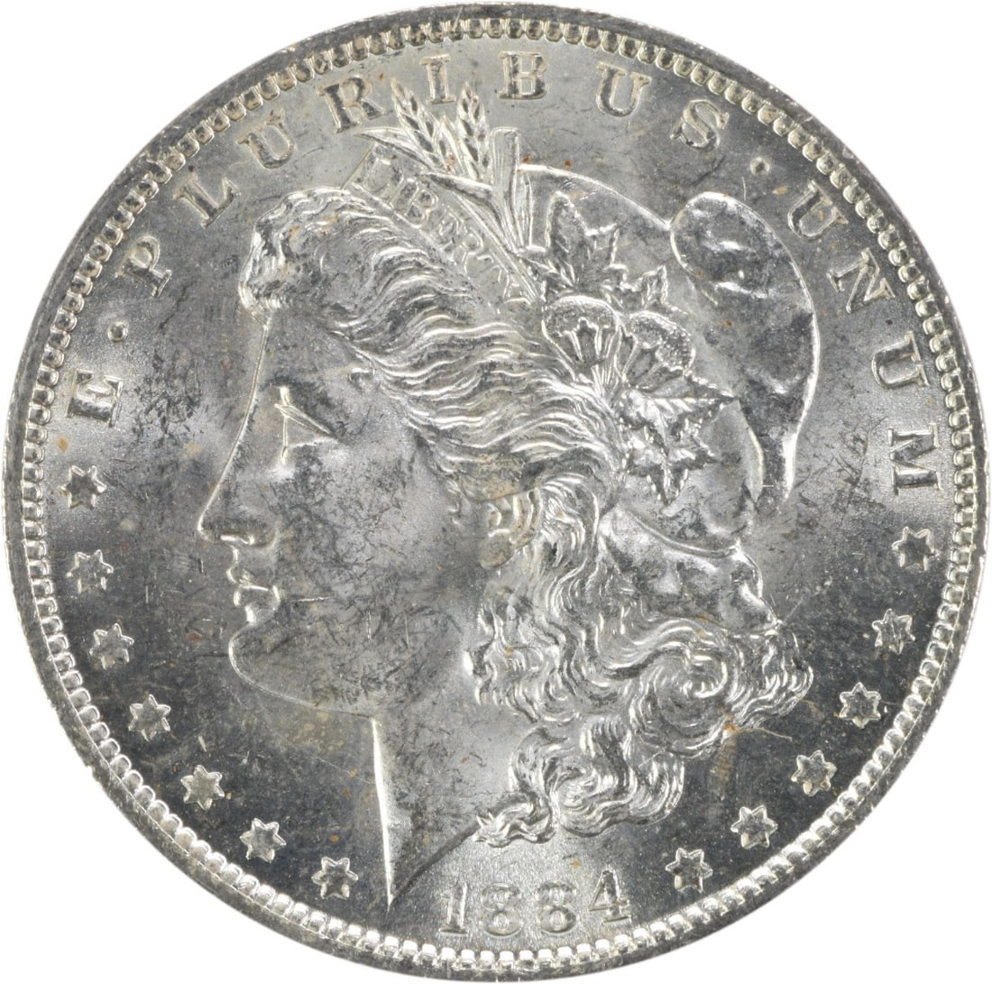 1884-O Morgan Silver Dollar Choice BU Uncertified Silver Coin (1 of 2)
