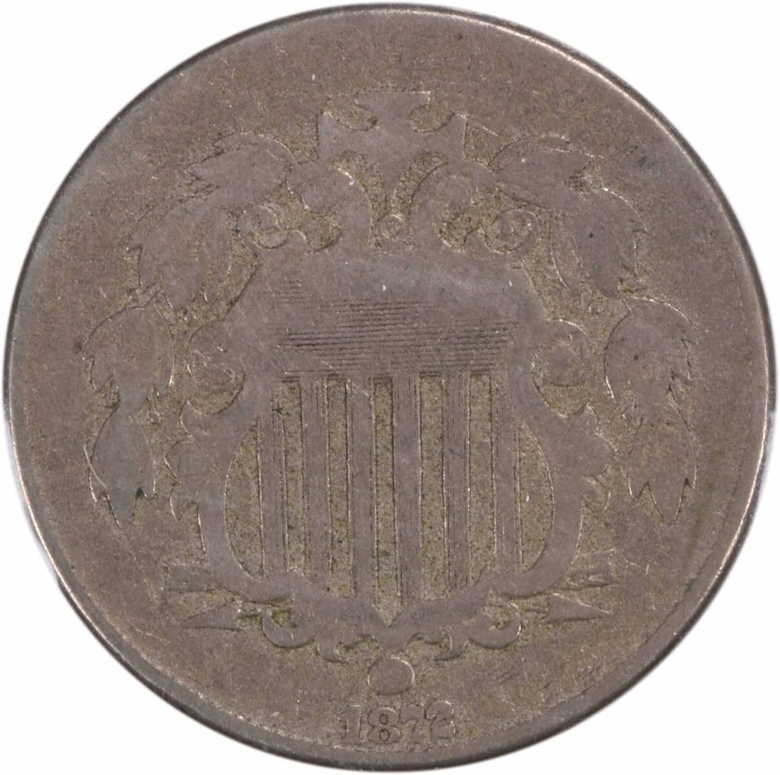 1872 DDO Shield Nickel 5C by Longacre Uncertified: 1872 DDO Shield Nickel 5C by Longacre Uncertified This 1872 Shield Nickel features a striking design by James Barton Longacre and is part of the 5-cent denomination coins minted in Philadelphia. The c