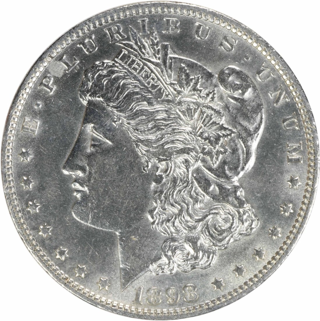 1898 Morgan Silver Dollar BU Uncertified Silver Coin (1 of 2)