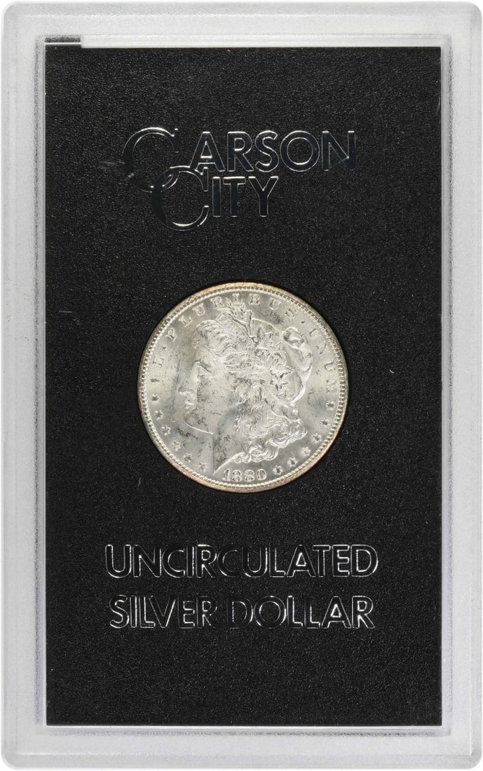 GSA Hard Pack 1880 Carson City Morgan Silver Dollar Uncirculated (1 of 4)