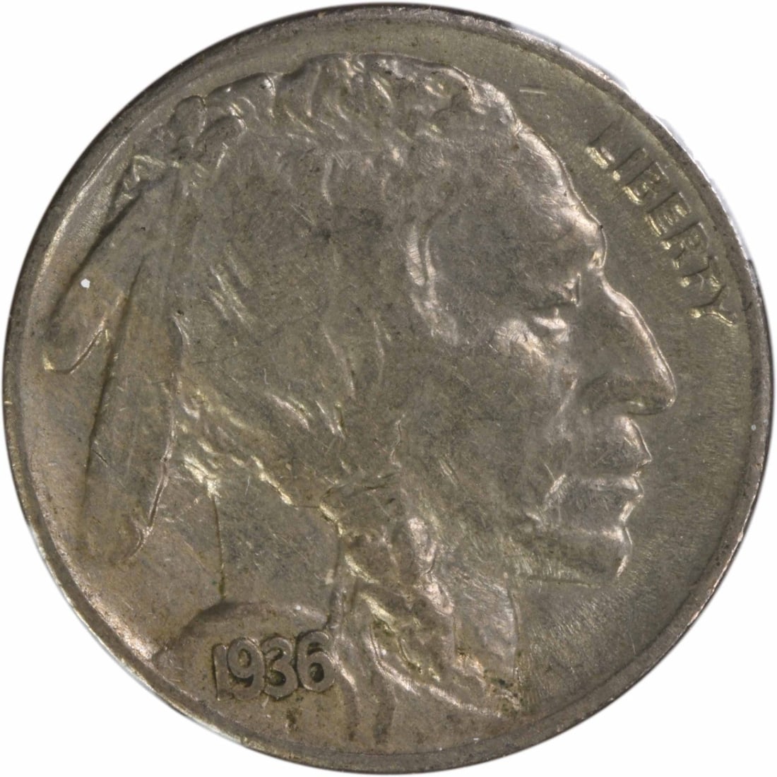 San Francisco 1936-S Buffalo Nickel RPM 1 FS-501 Circulated 5 Cent Coin (1 of 2)