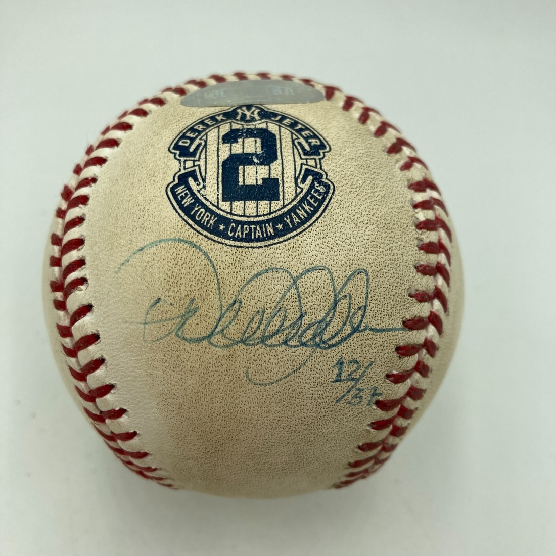 Derek Jeter Signed Game Used Baseball with Steiner COA and MLB Hologram (1 of 9)