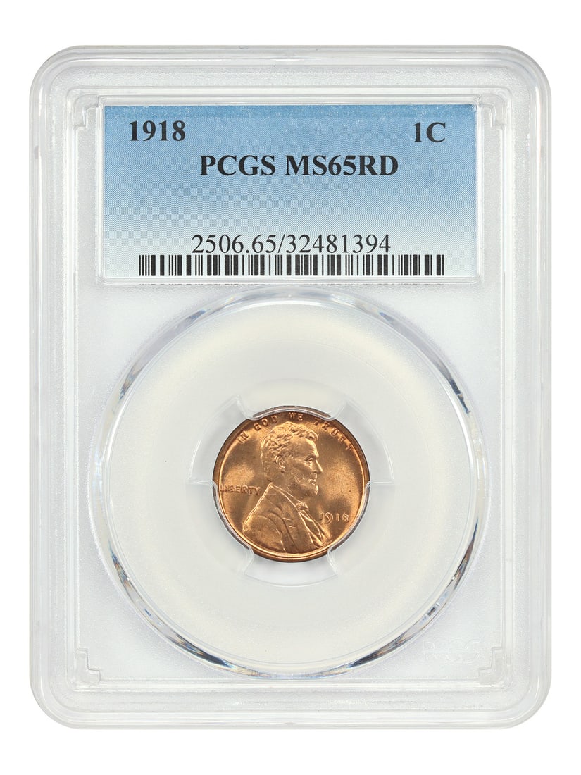 1918 Lincoln Wheat Reverse Cent PCGS MS65RD Philadelphia Mint (1 of 4)