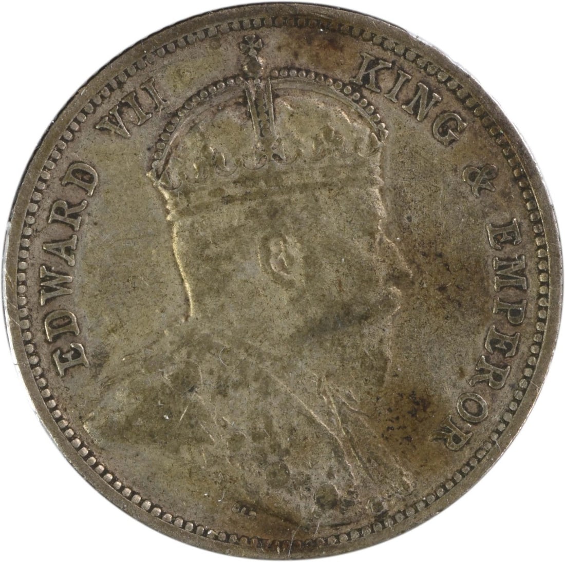 1906 Silver 50 Cents East Africa KM4 Extra Fine Uncertified Coin (1 of 2)