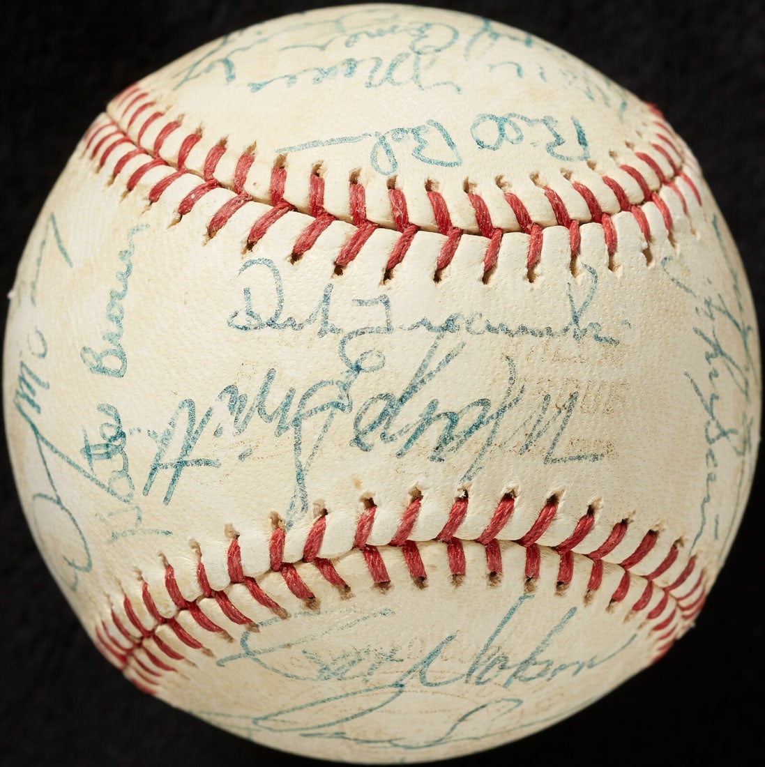 1968 Detroit Tigers World Series Team Signed Baseball Beckett COA (1 of 7)
