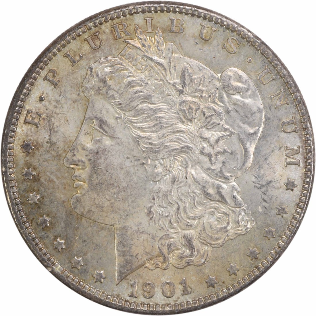 1901-O Morgan Silver Dollar AU Uncertified 90% Silver Coin (1 of 2)