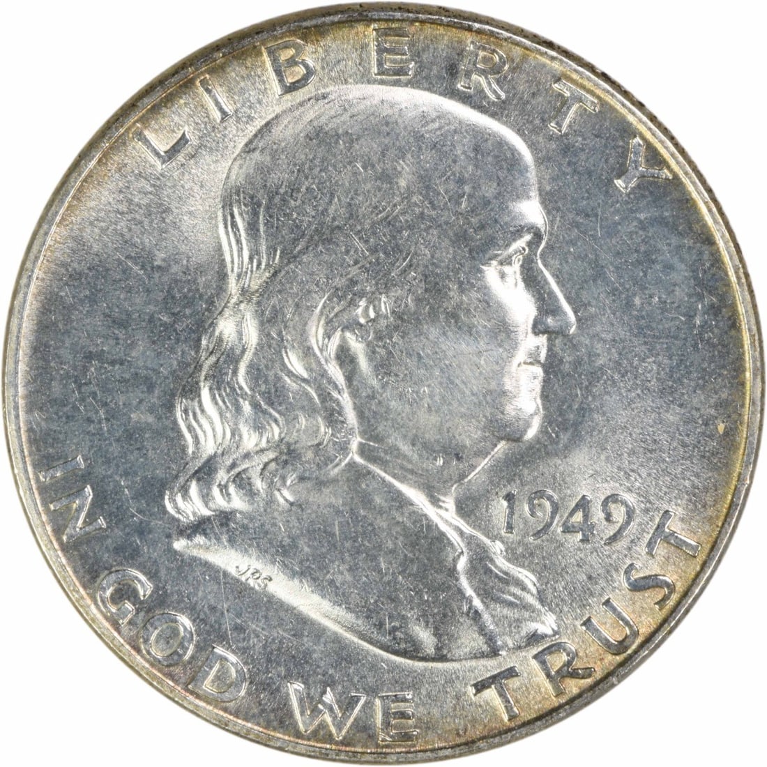 1949 Silver 50C Franklin Half Dollar Choice BU Uncirculated Uncertified (1 of 2)