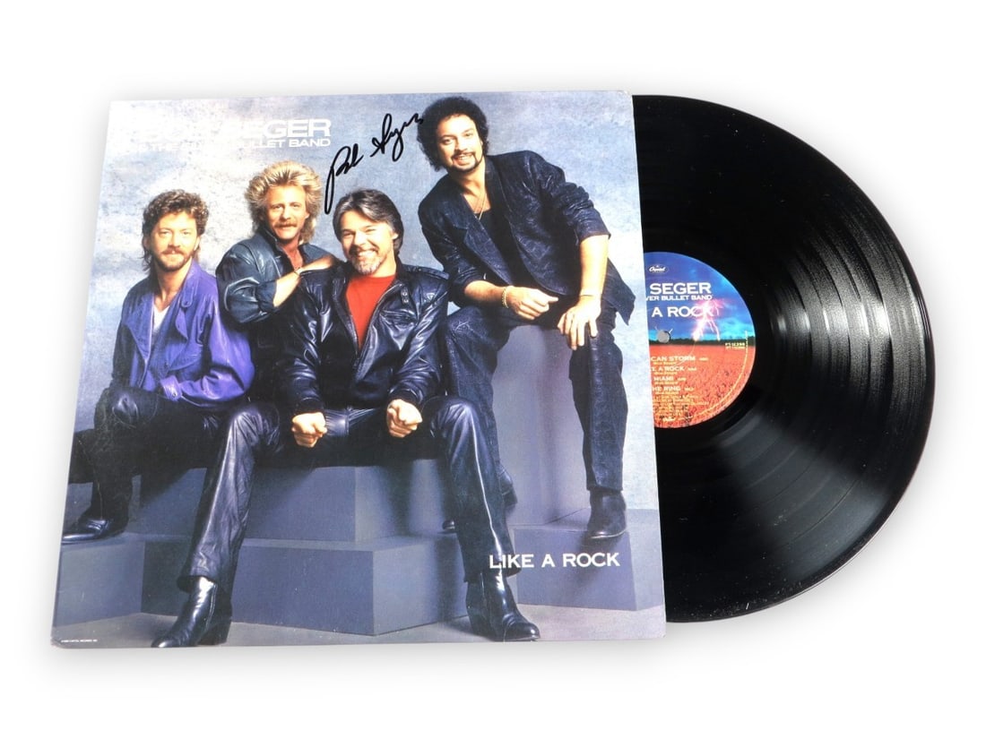 Bob Seger Autographed Record Album Cover JSA Certified (1 of 4)