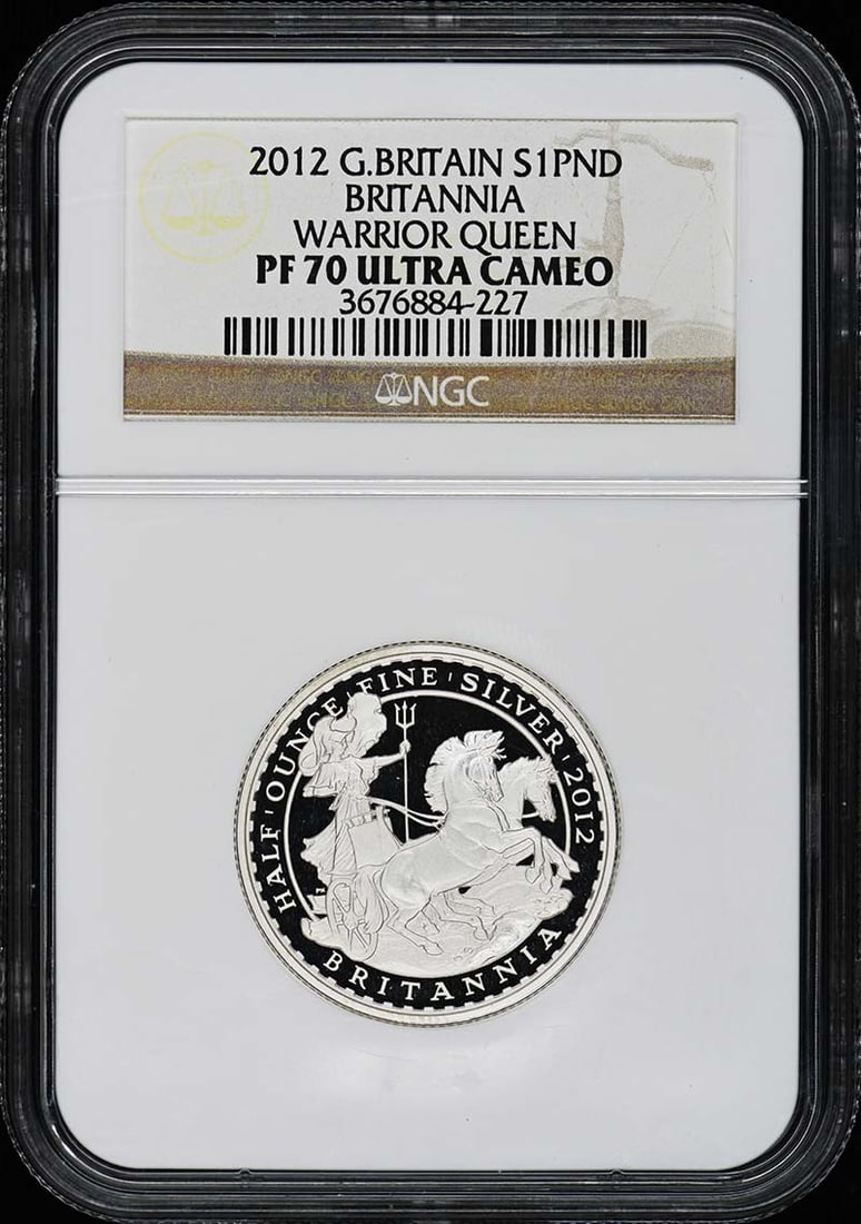 2012 Britannia NGC PR70 Proof Coin from United Kingdom: 2012 Britannia NGC PR70 Proof Coin from United Kingdom This is a 2012 Great Britain Britannia S1PND coin, certified by NGC with a grade of PR70DCAM. The coin is uncirculated and pre-owned, originating