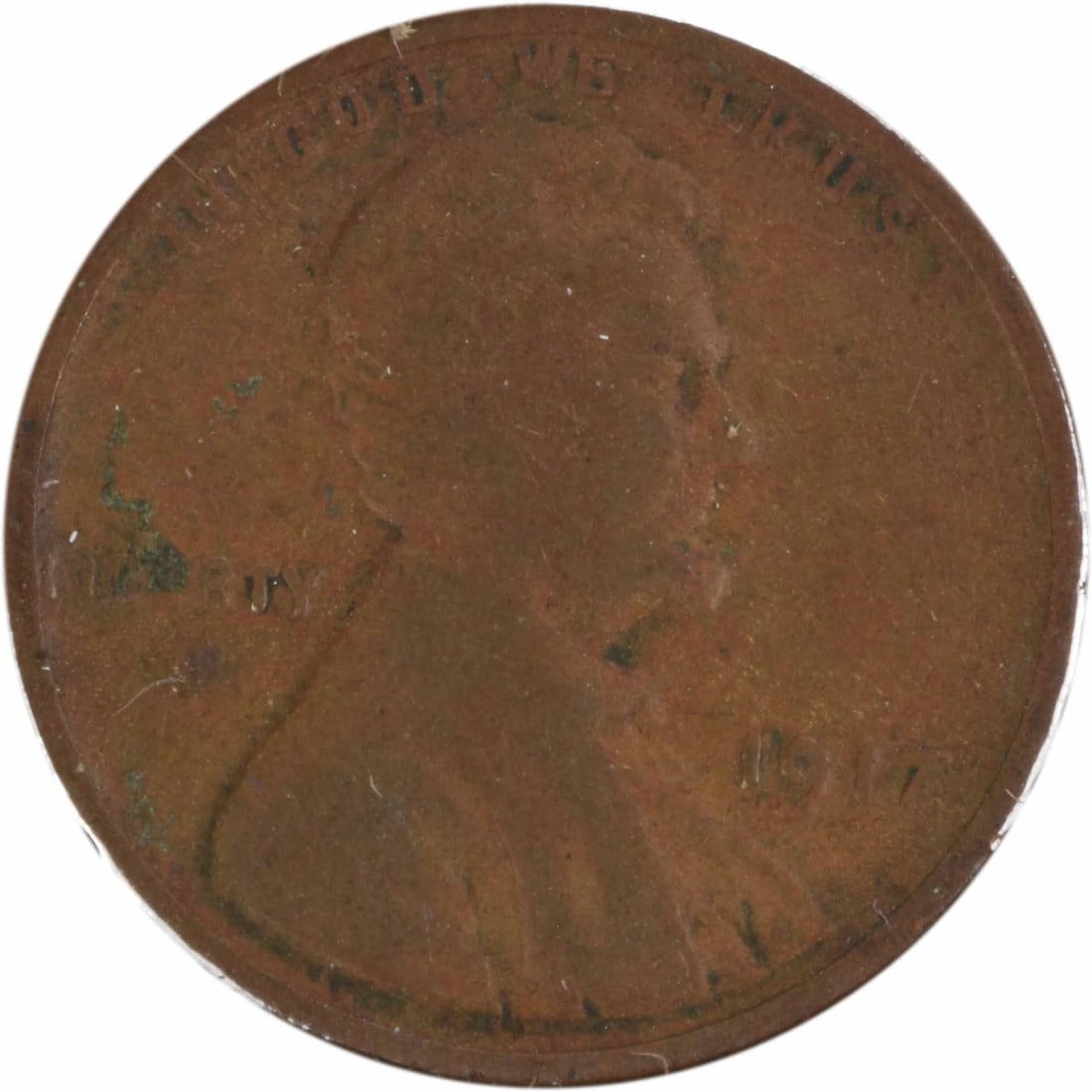 1917 Lincoln Cent DDO FS-101 Copper Small Cent Uncertified (1 of 2)