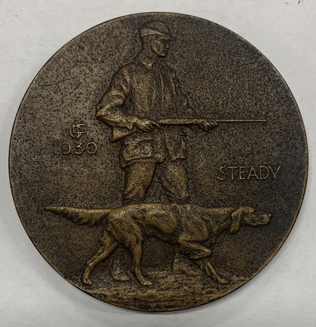 Bronze Medal Society of Medalists First Issue Steady by Laura Fraser 3 Inch 4 Ounce: Bronze Medal Society of Medalists First Issue Steady by Laura Fraser 3 Inch 4 Ounce This is the first issue bronze medal from the Society of Medalists, titled "Steady" and designed by Laura Fraser. Th