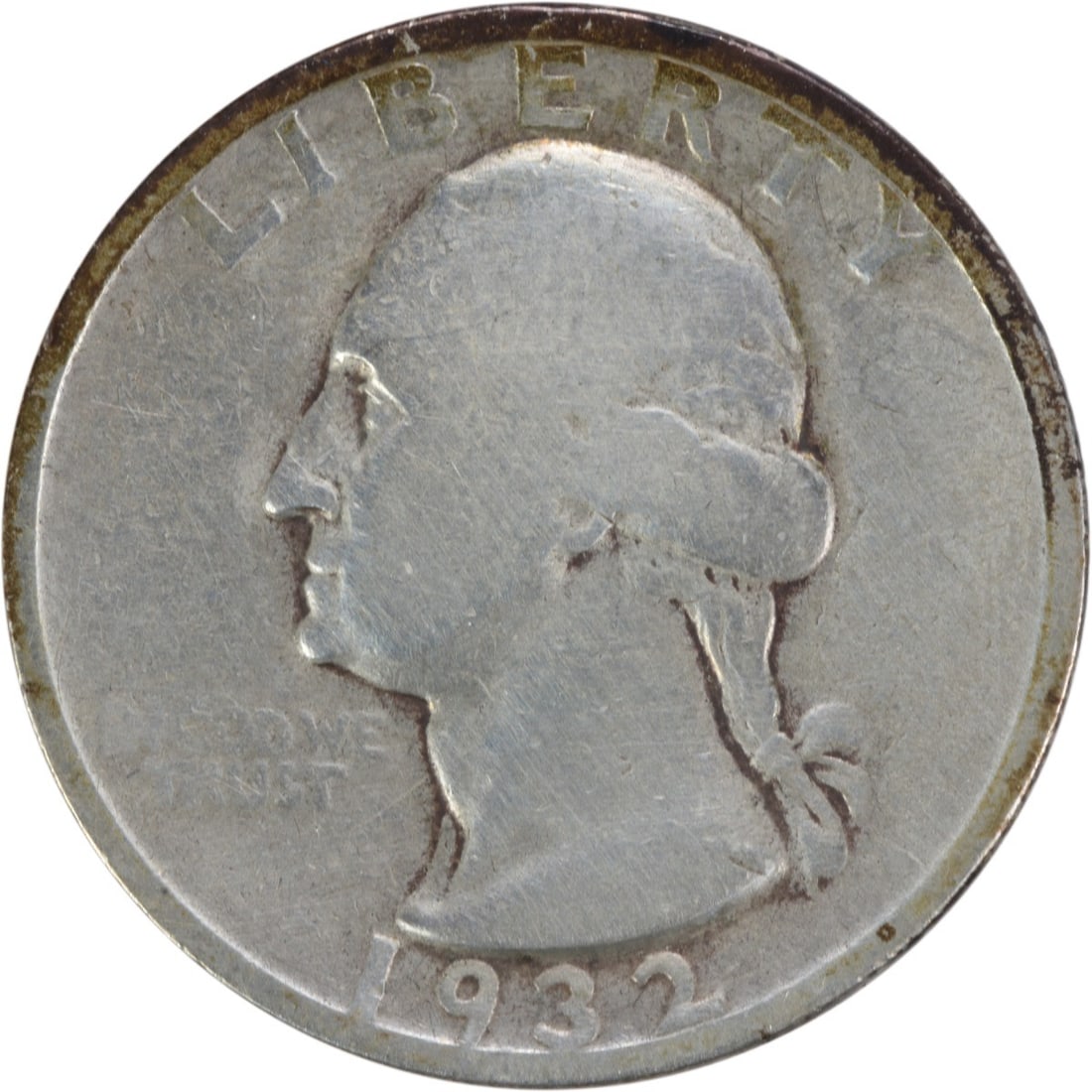 1932-S Washington Silver Quarter 90% Silver John Flanagan Design: 1932-S Washington Silver Quarter 90% Silver John Flanagan Design This 1932-S Washington Silver Quarter is a classic collectible from the San Francisco mint, featuring a design by John Flanagan. The co