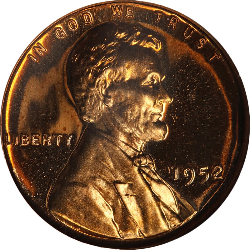 1952 Proof Lincoln Cent NGC PF66 RD Cameo Copper United States: 1952 Proof Lincoln Cent NGC PF66 RD Cameo Copper United States This 1952 Lincoln Cent Proof is certified by NGC with a PF66 RD Cameo grade. The coin features outstanding luster, strong strike, and sup