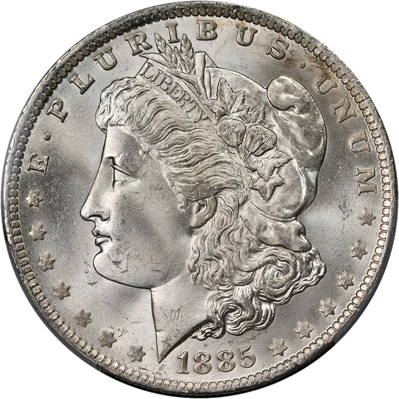 1885-O Morgan Silver Dollar PCGS MS66 Uncirculated Silver Coin (1 of 4)