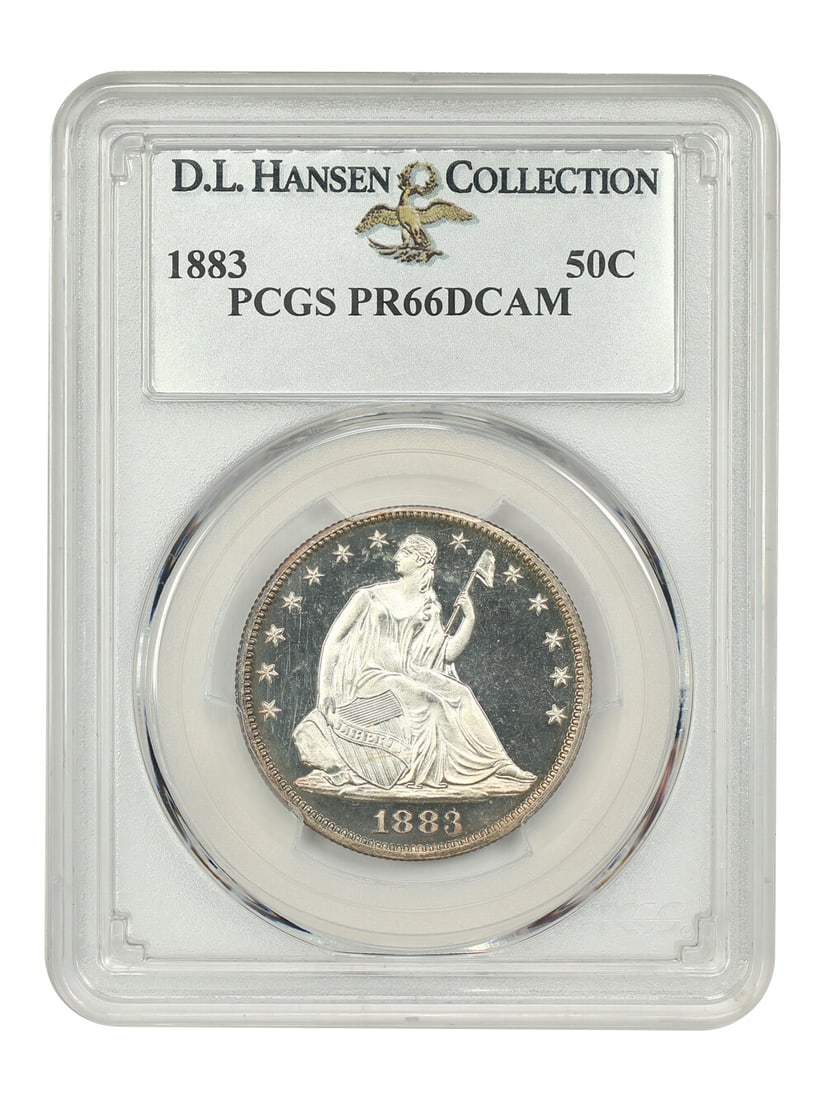 1883 50C Liberty Seated Half Dollar PCGS PR66DCAM Rare Proof (1 of 6)
