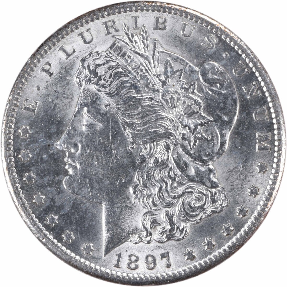 1897-S Morgan Silver Dollar BU Uncertified Silver Coin (1 of 2)