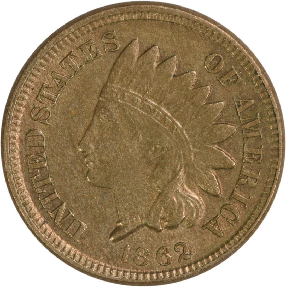 1862 Indian Head Cent AU Uncertified Coin 88% Copper 12% Nickel: 1862 Indian Head Cent AU Uncertified Coin 88% Copper 12% Nickel This 1862 Indian Cent, featuring the iconic Indian Head design, is a remarkable addition for any coin collector. It is classified as AU