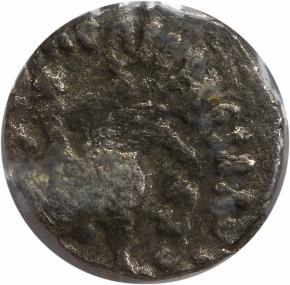 Ancient Inod-Scythian 1 Drachm Coin Azes II 35BC-5AD Silver (1 of 2)