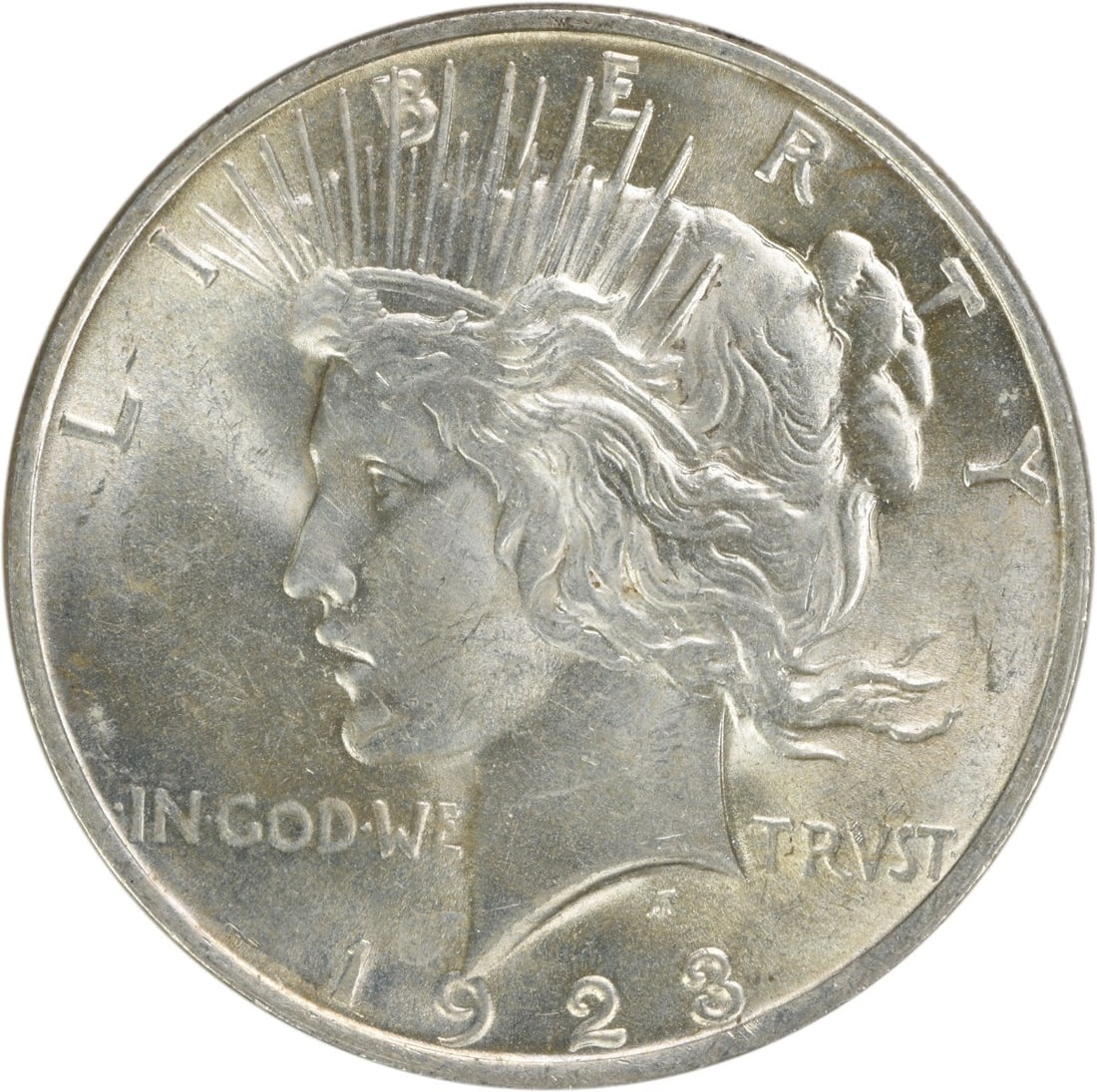1923 Peace Silver Dollar Uncertified Brilliant Uncirculated (1 of 2)