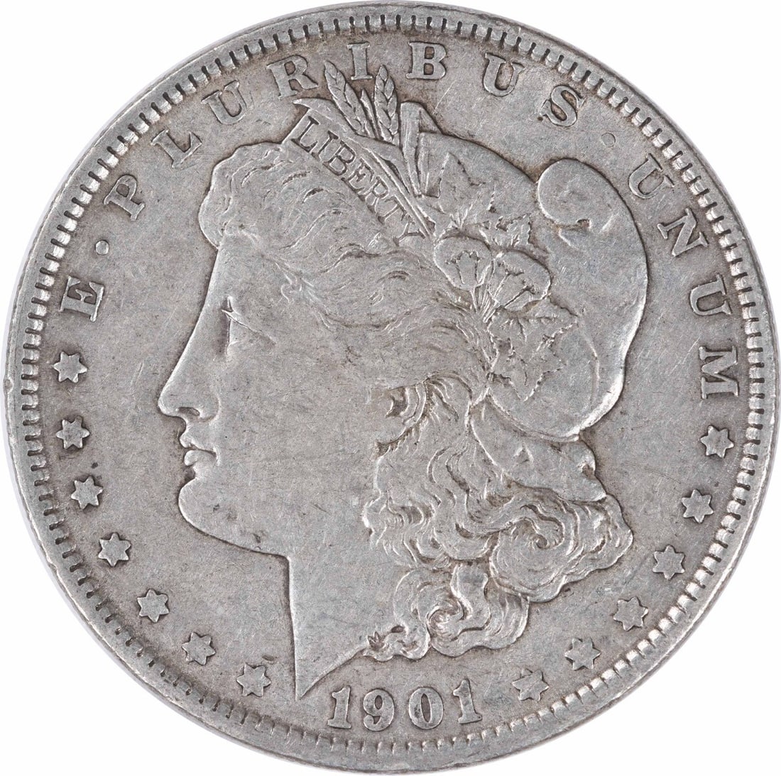 1901 Philadelphia Morgan Dollar Extra Fine Silver Uncertified Coin (1 of 2)
