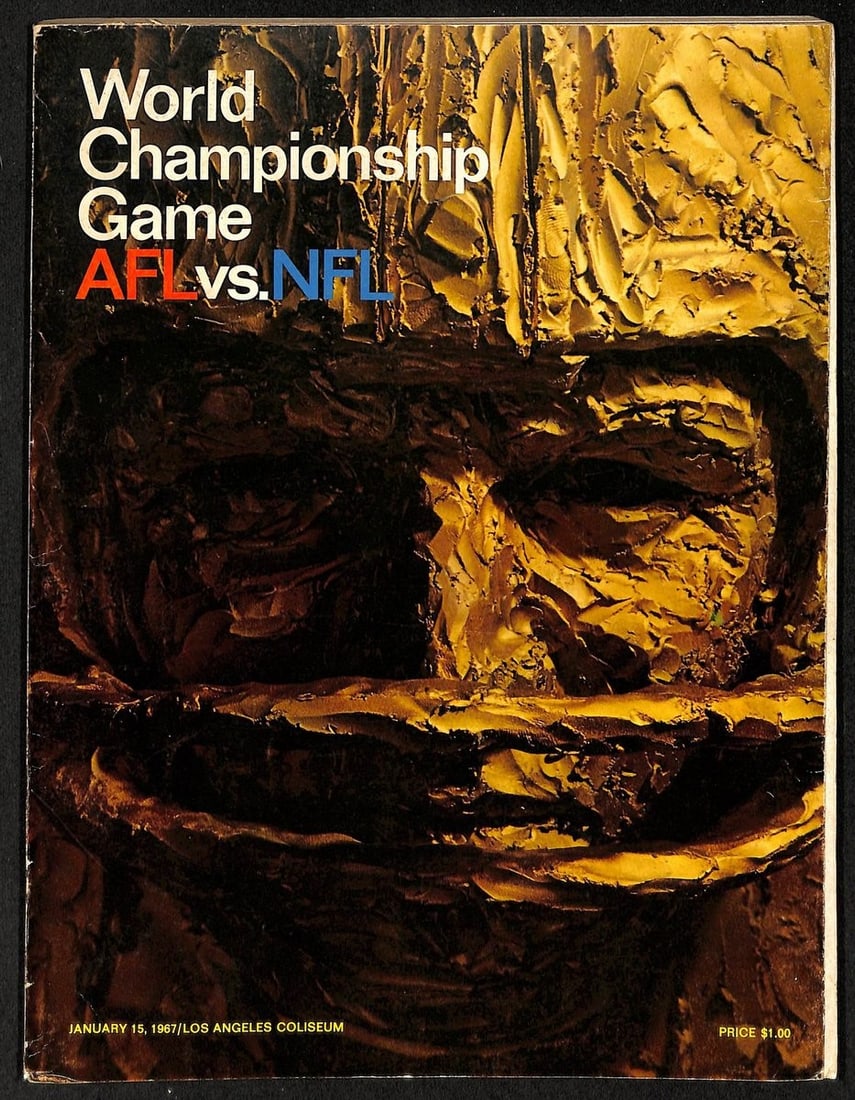 Super Bowl I 1967 Program Packers Versus Chiefs NFL Championship (1 of 8)