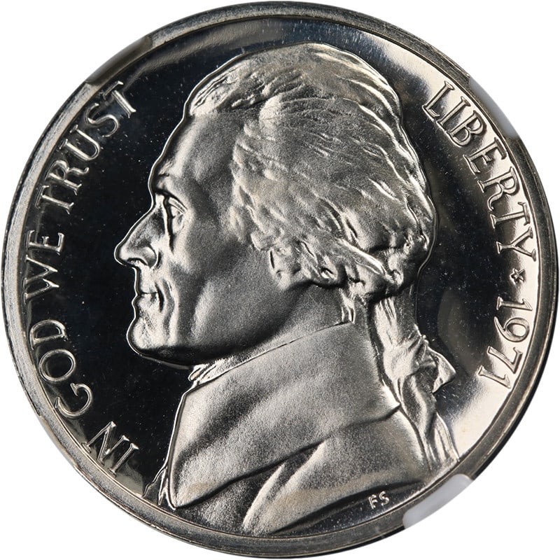 NGC PF68 Cameo 1971 Jefferson Nickel No S Proof with Exceptional Eye Appeal (1 of 4)