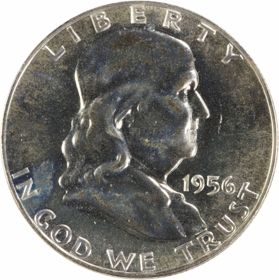 1956 Silver Proof Franklin Half Dollar Uncertified Choice Plus (1 of 2)