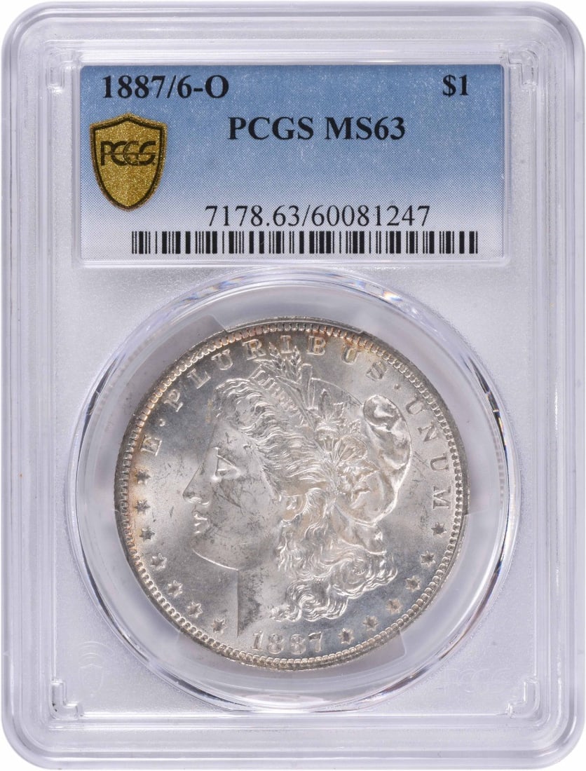 1887 O Morgan Silver Dollar MS63 PCGS Uncirculated Coin (1 of 4)