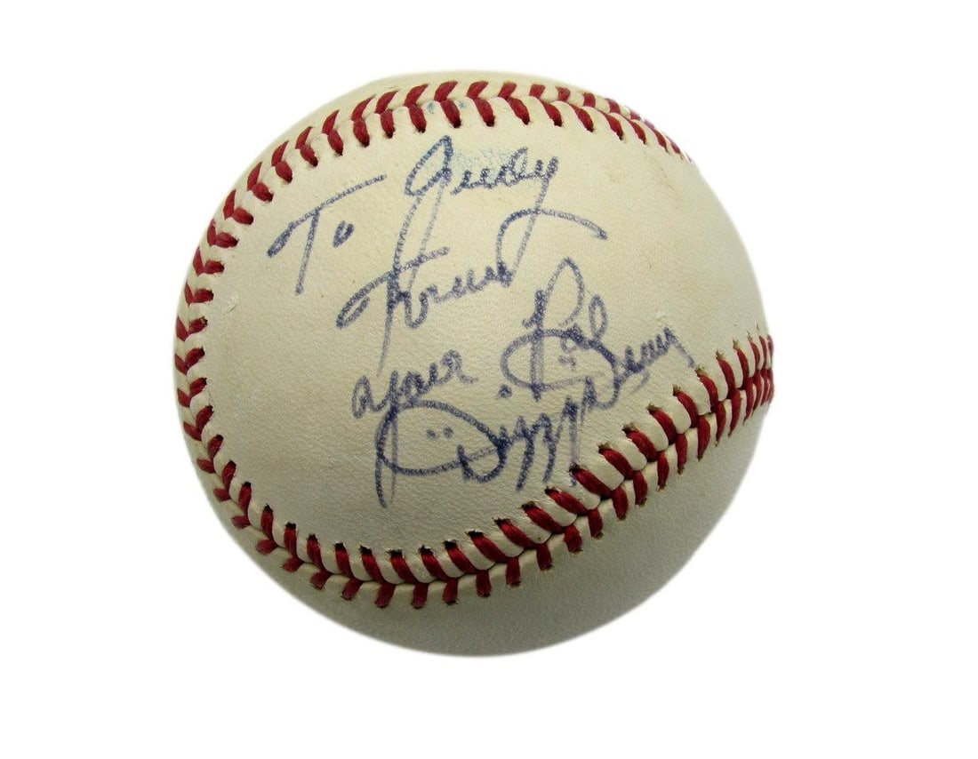 Spalding Texas League Ball Signed by Dizzy Dean with JSA Authentication: Spalding Texas League Ball Signed by Dizzy Dean with JSA Authentication This is a Spalding Official Texas League baseball signed and inscribed by Dizzy Dean of the St. Louis Cardinals. The ball shows