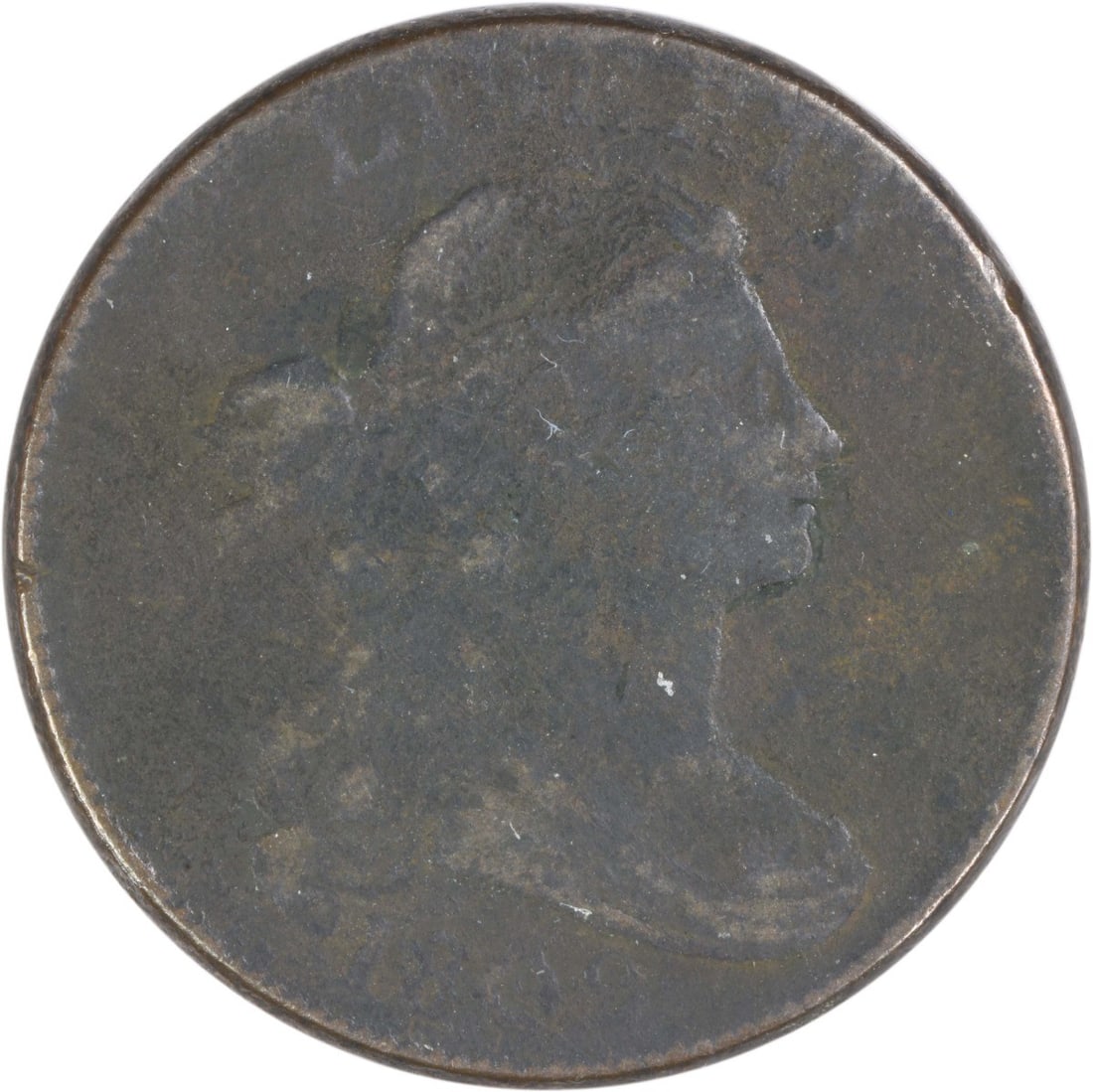 1802 Draped Bust Large Cent Copper United States AG Grade Uncertified: 1802 Draped Bust Large Cent Copper United States AG Grade Uncertified This 1802 Draped Bust Large Cent is an uncertified, pre-owned coin from the United States. Struck in Philadelphia, it is composed
