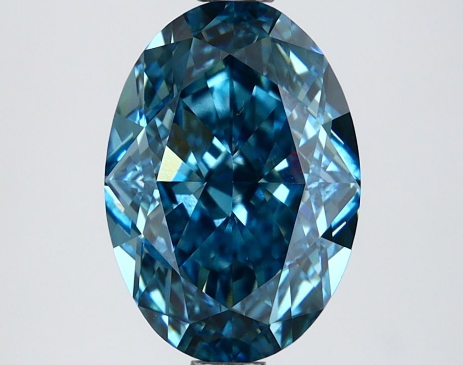 Loose Diamond - OVAL 2.69ct Fancy Vivid Blue VS1: Loose Diamond - OVAL 2.69ct Fancy Vivid Blue VS1 Source: This is a real non-mined Diamond that has been grown in a lab Shape: OVAL Carats: 2.69 Color: Fancy Vivid Blue Certification: IGI Video: