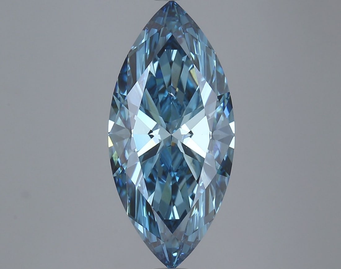 Loose Diamond - MARQUISE 4.33ct Fancy Vivid Blue VS2 (1 of 1)
