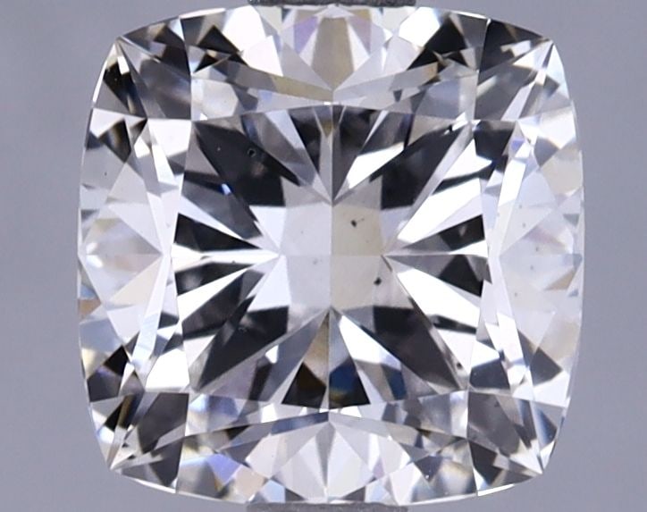 Loose Diamond - CUSHION BRILLIANT 1.37ct F VS2: Loose Diamond - CUSHION BRILLIANT 1.37ct F VS2 Source: This is a real non-mined Diamond that has been grown in a lab Shape: CUSHION BRILLIANT Carats: 1.37 Color: F Clarity: VS2 Certification: IGI Vide
